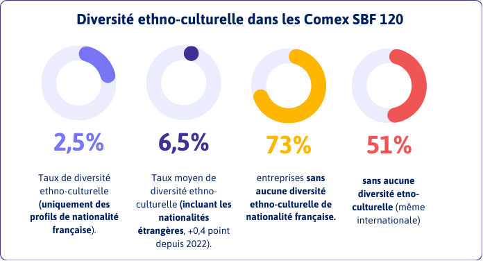 Diversité ethno-culturelle dans les comex du SBF 120